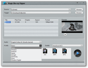 Magic Blu-ray Ripper screenshot