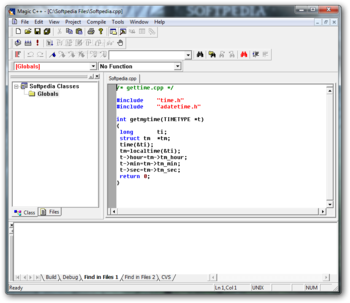 Magic C++ Enterprise Edition screenshot