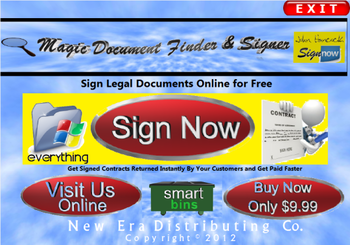 Magic Document Finder and Signer screenshot