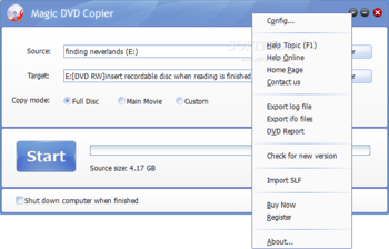 Magic DVD Copier screenshot 2