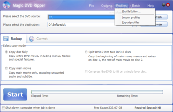 Magic DVD Ripper screenshot 3