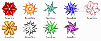 Magic Flowers Icons screenshot