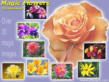 Magic Flowers Screensaver screenshot