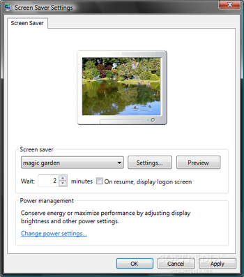 Magic Garden Screensaver screenshot