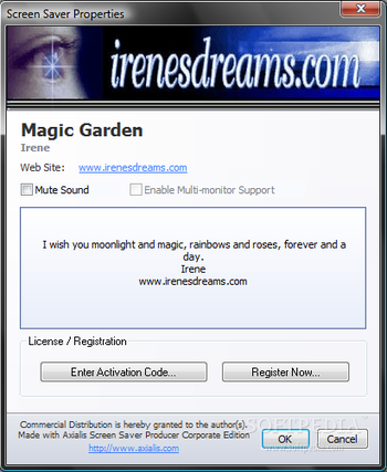 Magic Garden Screensaver screenshot 2