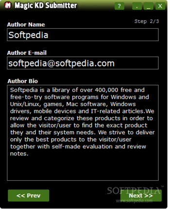 Magic KD Submitter screenshot 2