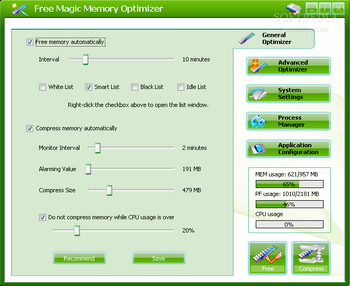 Magic Memory Optimizer screenshot