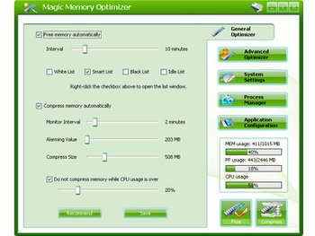 Magic Memory Optimizer screenshot