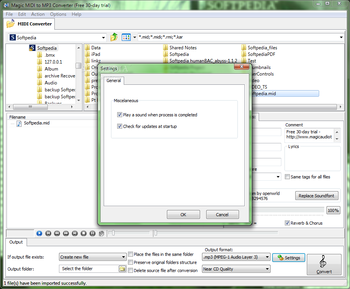 Magic MIDI to MP3 Converter screenshot 3