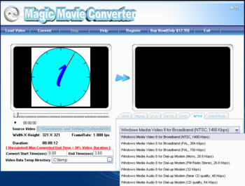 Magic Movie Converter screenshot 3