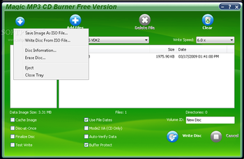 Magic MP3 CD Burner screenshot 2
