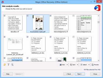 Magic Office Recovery screenshot