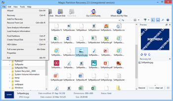 Magic Partition Recovery screenshot 2