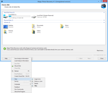 Magic Photo Recovery screenshot