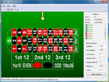 Magic Roulette Intuition screenshot