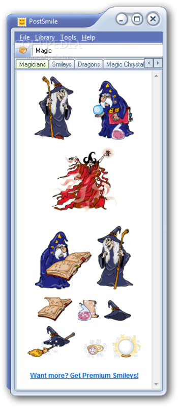 Magic Smiley Collection for PostSmile screenshot