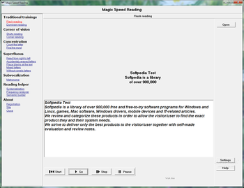Magic speedreading screenshot 2