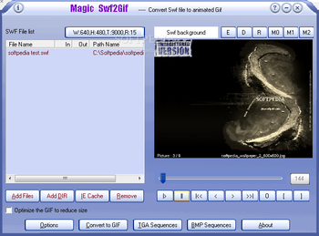 Magic Swf2Gif screenshot