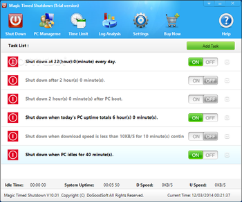 Magic Timed Shutdown screenshot