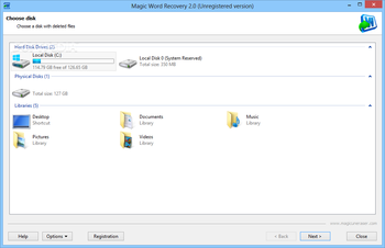 Magic Word Recovery screenshot