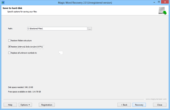 Magic Word Recovery screenshot 12