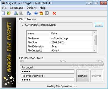 Magical File Encrypt screenshot