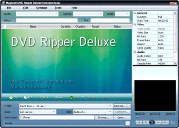 Magicbit DVD to DivX screenshot