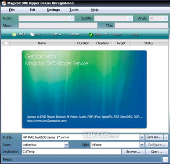 Magicbit DVD to DivX screenshot 2