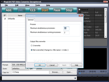 Magicbit PSP video converter screenshot 2