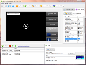 MagicHTML Web Video Player screenshot 2