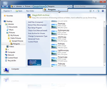 MagicRAR screenshot