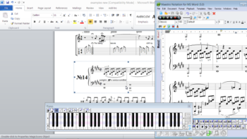 MagicScore Notation For MS Word screenshot