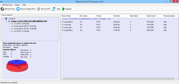 MagicSoft OST to PST Converter screenshot