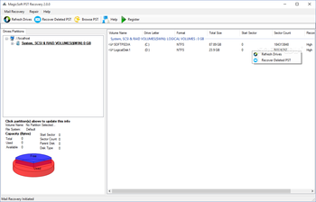 MagicSoft PST Recovery screenshot