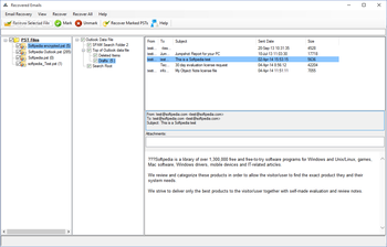 MagicSoft PST Recovery screenshot 2