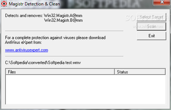 Magistr Detection & Clean screenshot