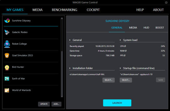 Magix Game Control screenshot