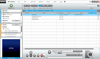 MAGIX MP3 Deluxe screenshot