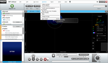 MAGIX MP3 Deluxe screenshot 5