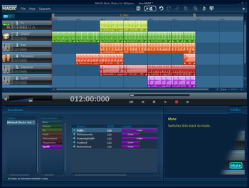 MAGIX Music Maker for MySpace screenshot