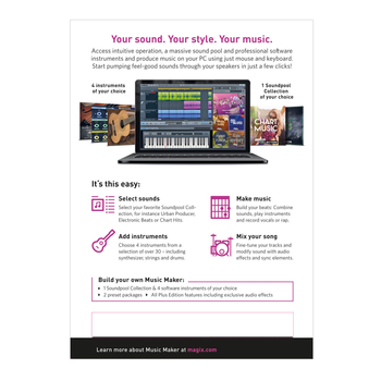 Magix Music Maker screenshot