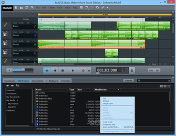 MAGIX Music Maker Movie Score Edition screenshot 2