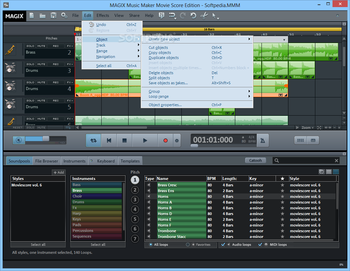 MAGIX Music Maker Movie Score Edition screenshot 6