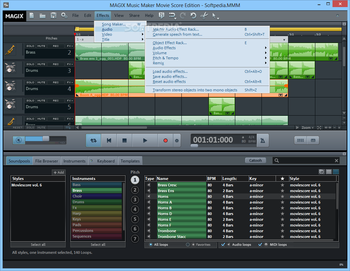 MAGIX Music Maker Movie Score Edition screenshot 7