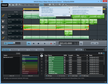 MAGIX Music Maker Movie Score Edition screenshot 8