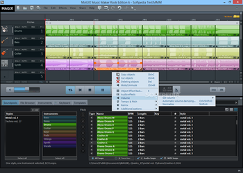 MAGIX Music Maker Rock Edition screenshot