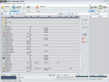 MAGIX Music Manager 2007 screenshot