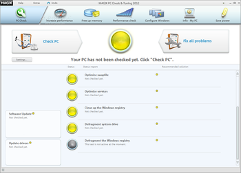 MAGIX PC Check & Tuning screenshot