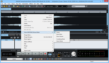 MAGIX Samplitude Music Studio screenshot