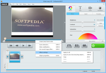 MAGIX Video easy HD screenshot